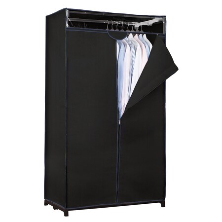 Simplify 36in Wide Portable Closet in Black 4062-BLACK